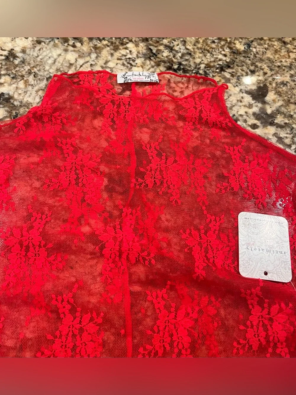 NWT Free People Lady Lux Layering Top